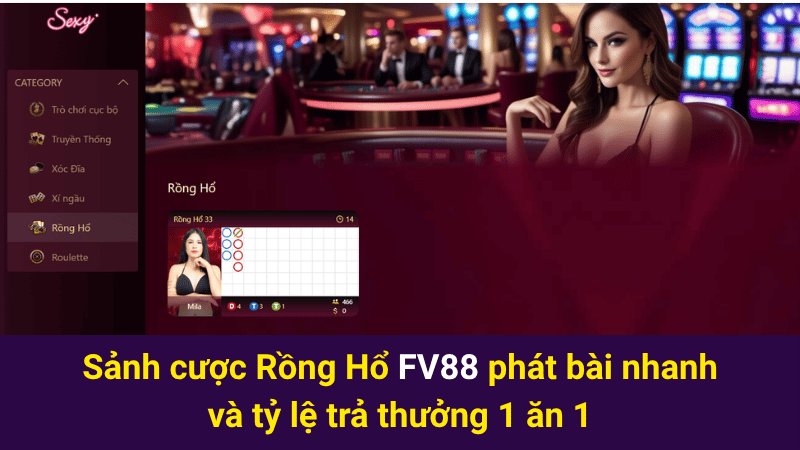Phương pháp soi cầu Rồng Hổ FV88 bắt cầu bệt Rồng và cầu bệt Hổ